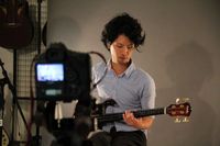 実際に撮影している後ろから