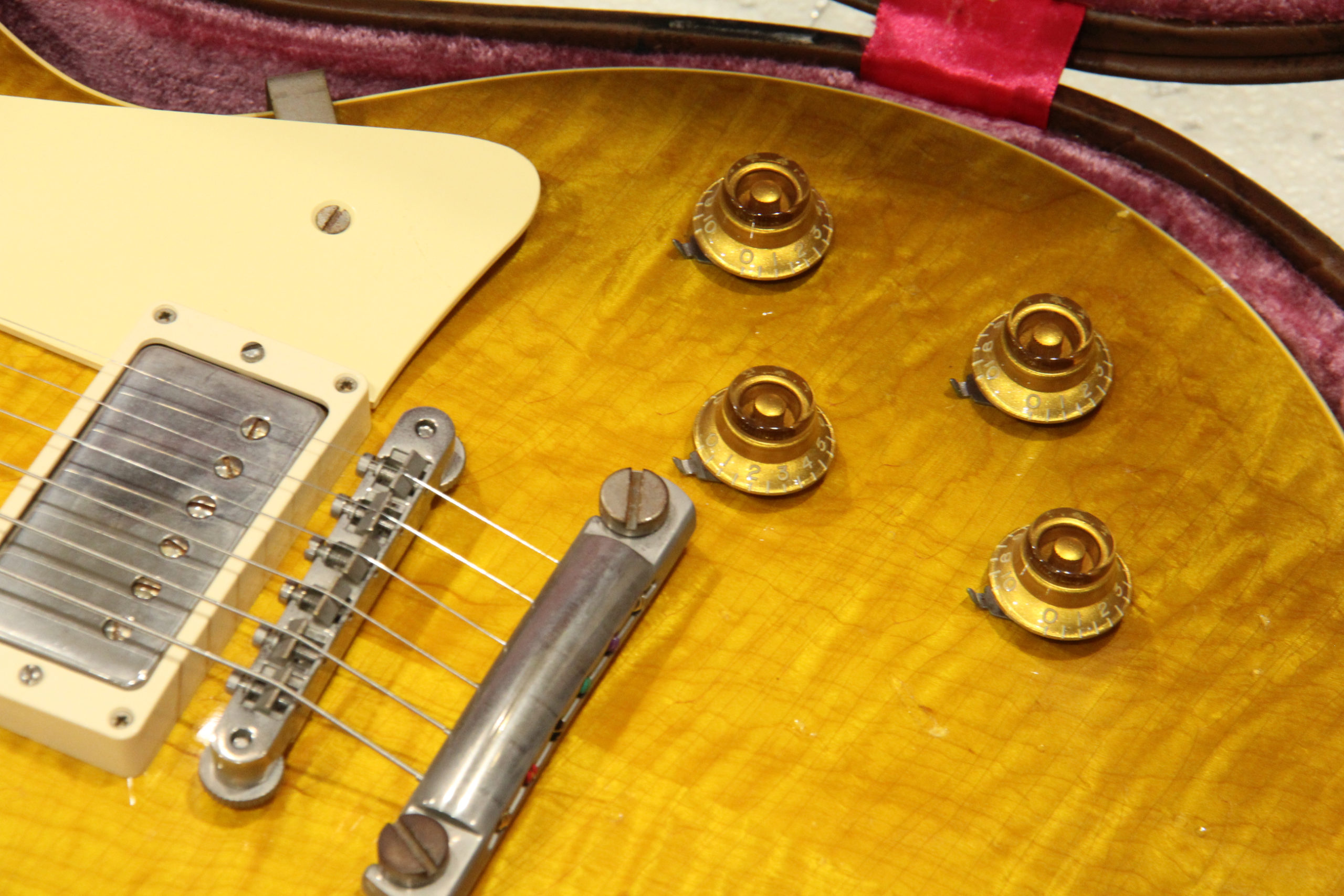 買取させていただいたGibson Custom Shop True Historic 1958 Les Paul Standard Murphy Aged